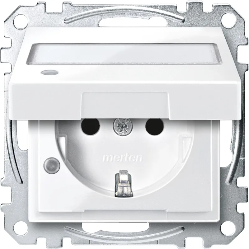 Merten Steckdose SCHUKO MEG2313-0319 polarweiss glänzend
