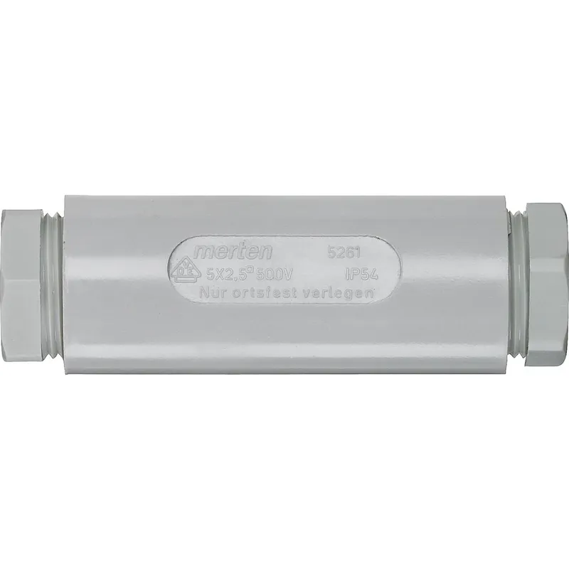 Merten Kabelverbindungsmuffe 526129 grau 5x2,5 qmm