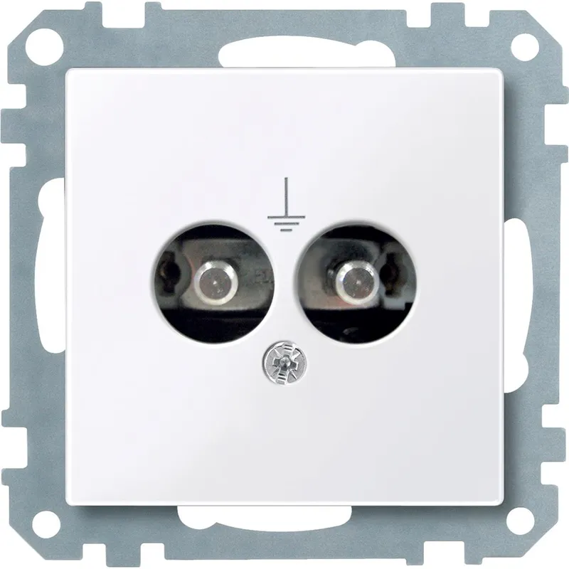 Merten Potentialausgleichssteckdose 290425 aktivweiss glänzend System M