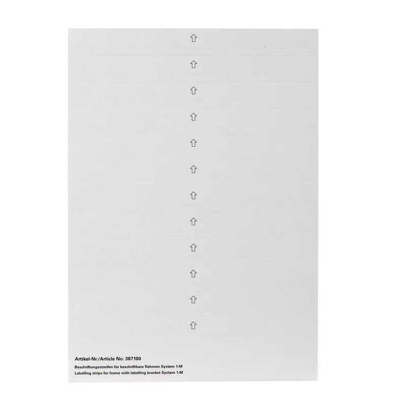 Merten Beschriftungsstreifen 387100 polarweiss
