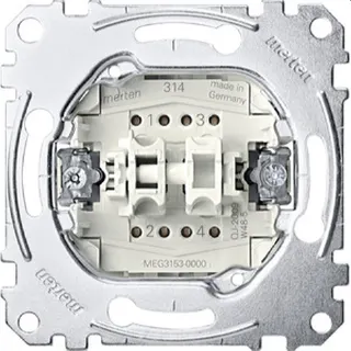 Merten Doppeltastereinsatz MEG3153-0000 1S1Ö 1polig 10A AC250V