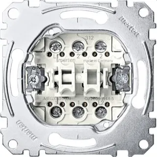 Merten Doppeltastereinsatz MEG3059-0000 2 Wechsel 1polig 10A AC250V