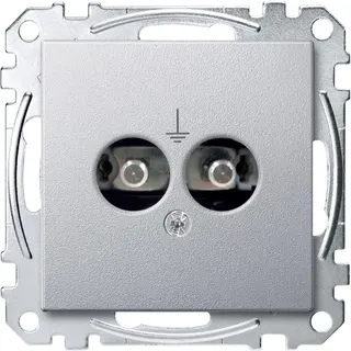 Merten Potentialausgleichssteckdoseneins. MEG2100-0460 aluminium System M