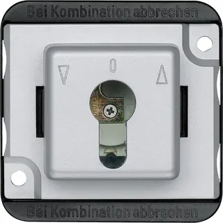 Merten Rollladentasteinsatz 318760 mattsilber PANZER