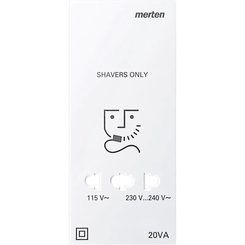 Merten Zentralplatte 213519 polarweiss System M