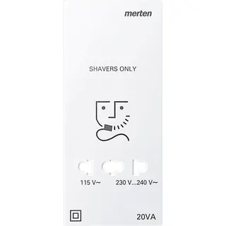 Merten Zentralplatte 213519 polarweiss System M