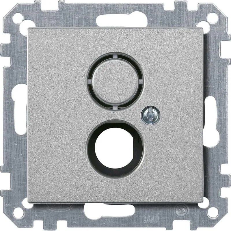 Merten Zentralplatte 468560 aluminium System M