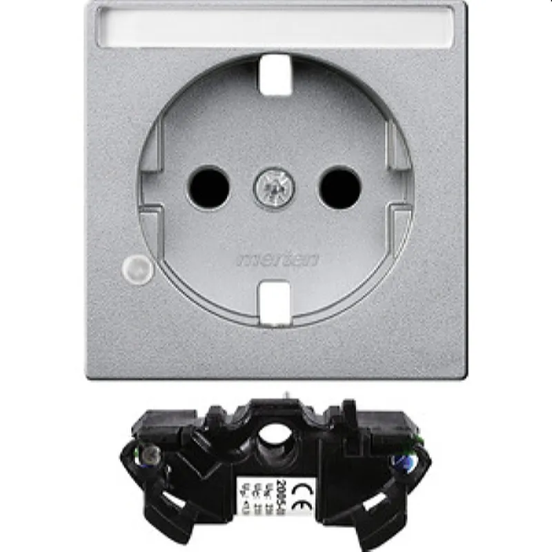Merten Zentralplatte MEG2335-0460 aluminium System M
