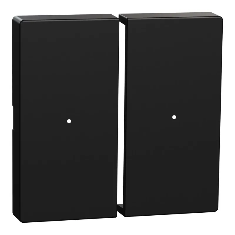 Merten Wippe Taster-Modul 2fach schwarz matt System M