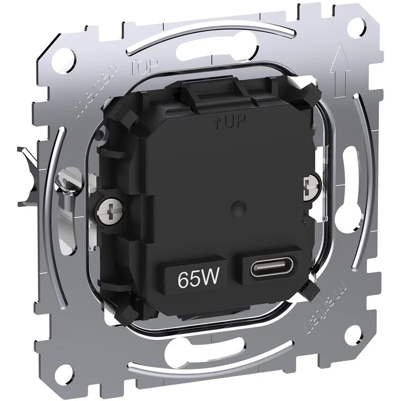 Merten USB Ladestation-Einsatz TYP 1XUSB C 65W