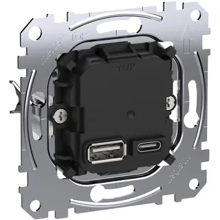 Merten USB Ladestation-Einsatz TYP A+C 45W