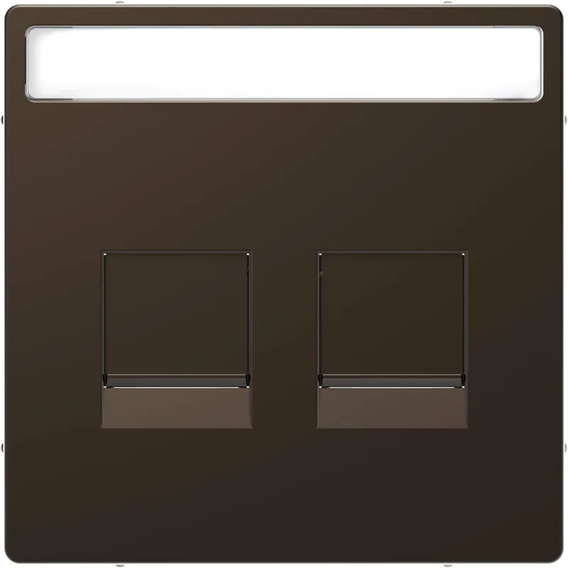 Merten Zentralplatte Moccametallic System Design