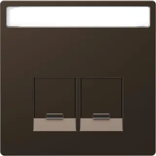 Merten Zentralplatte Moccametallic System Design
