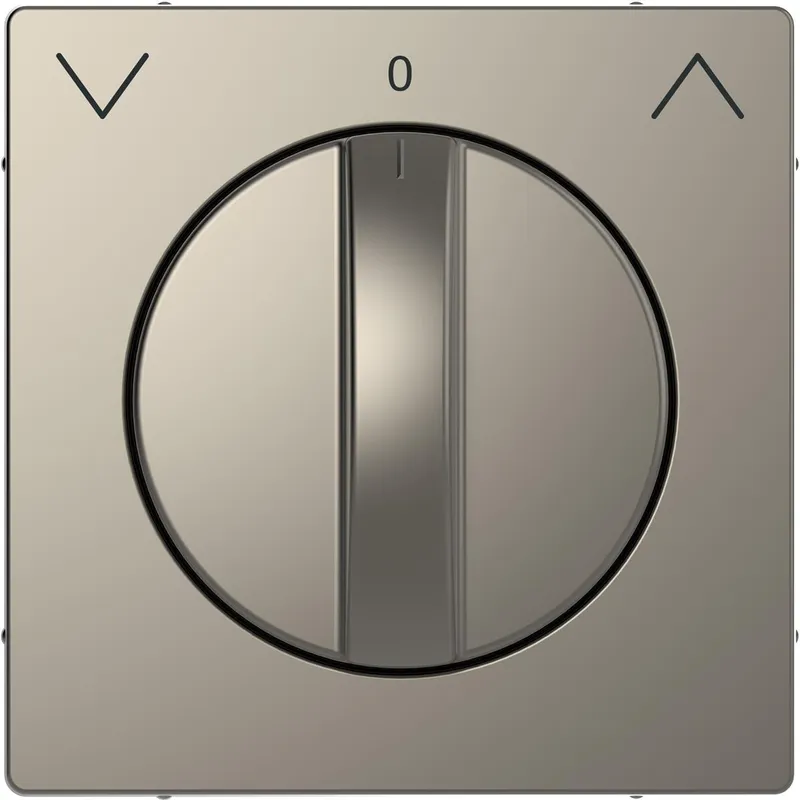 Merten Zentralplatte Nickelmetallic System Design