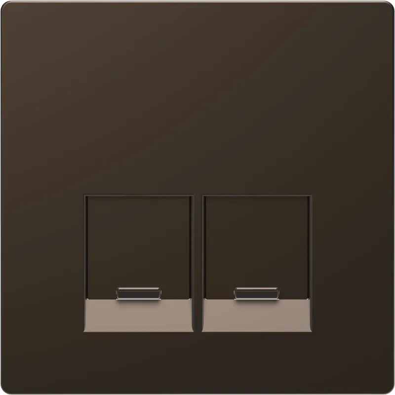 Merten Zentralplatte Moccametallic System Design