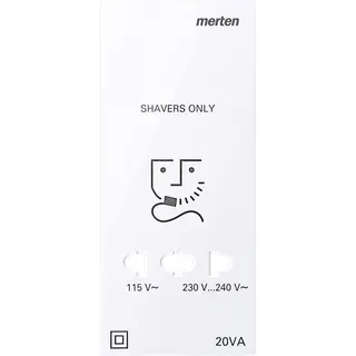 Merten Zentralplatte 213625 aktivweiss glänzend System M