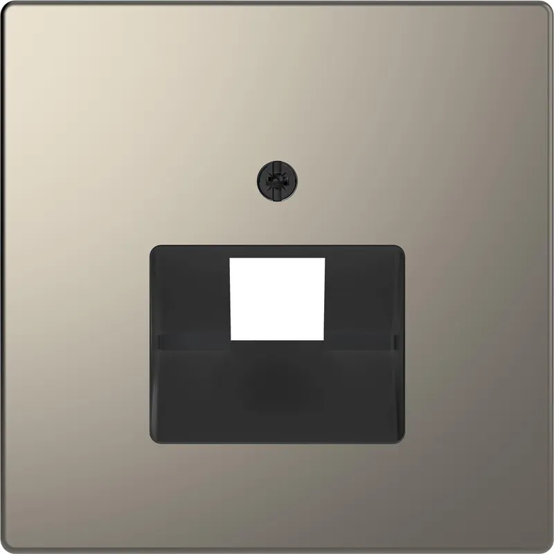 Merten Zentralplatte Nickelmetallic System Design