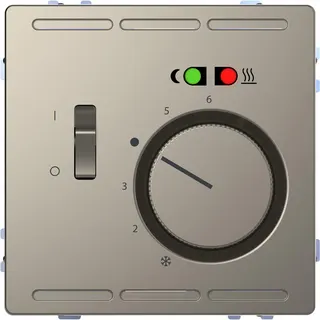 Merten Fussbodentemperaturregler 230V Nickelmetallic System Design