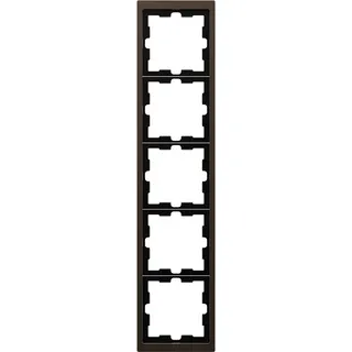Merten Metallrahmen D-Life 5fach Moccametallic