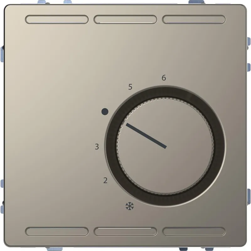 Merten Raumtemperaturregler 230V Nickelmetallic System Design