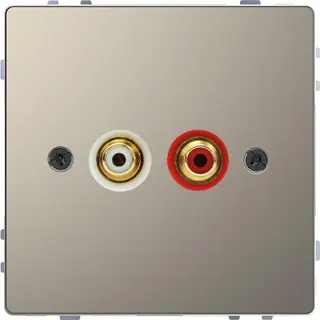 Merten Steckdose Nickelmetallic System Design