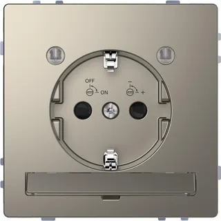 Merten Steckdose SCHUKO Nickelmetallic System Design