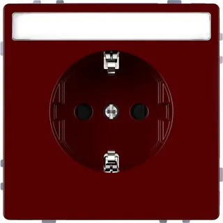 Merten Steckdose SCHUKO rubinrot System Design
