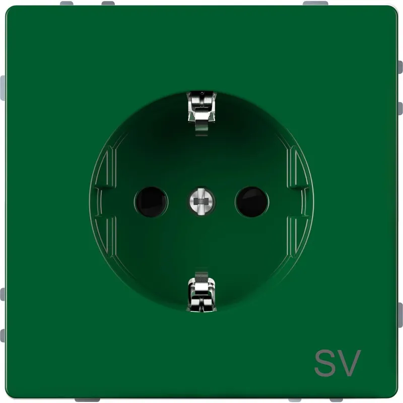 Merten Steckdose SCHUKO grün System Design