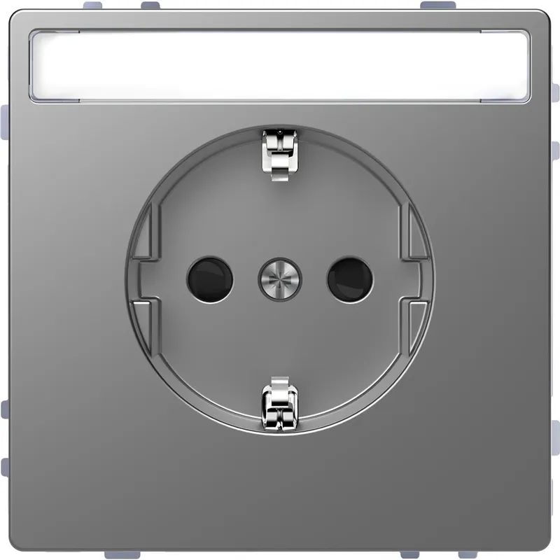 Merten Steckdose SCHUKO Edelstahl System Design