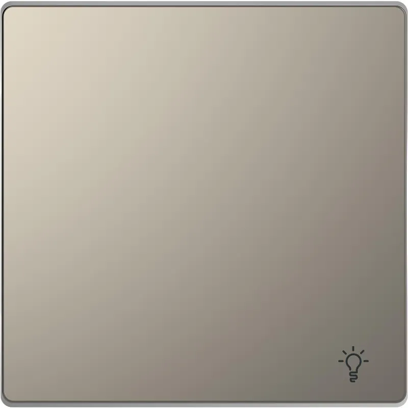 Merten Wippe mit Kennzeichnung Licht nickelmetallic