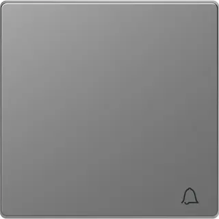 Merten Wippe mit Kennzeichnung Klingel Edelstahl
