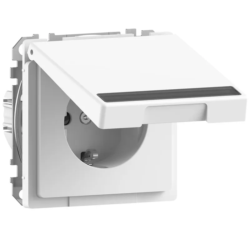 Merten Steckdose SCHUKO MEG2312-6035 System Design lotosweiß