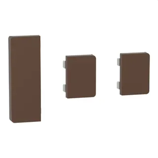 Merten Tastsensor Flex KNX Design 3fach Wippe Moccametalli