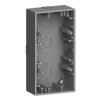 Merten Aufputzgehäuse System Design 2-fach anthrazit