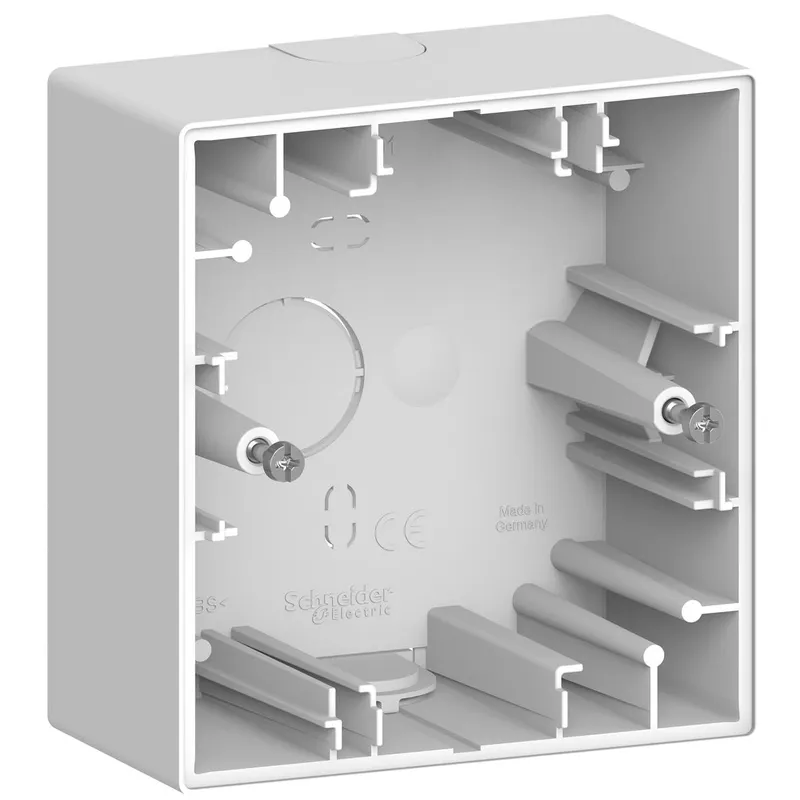 Merten Aufputzgehäuse System Design 1-fach lotosweiß