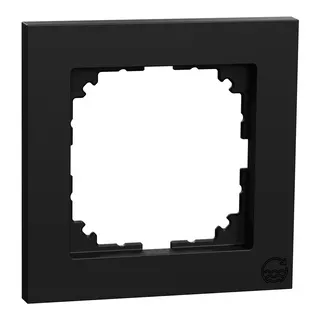 Merten M-Pure-Rahmen 1fach schwarz matt M-Pure