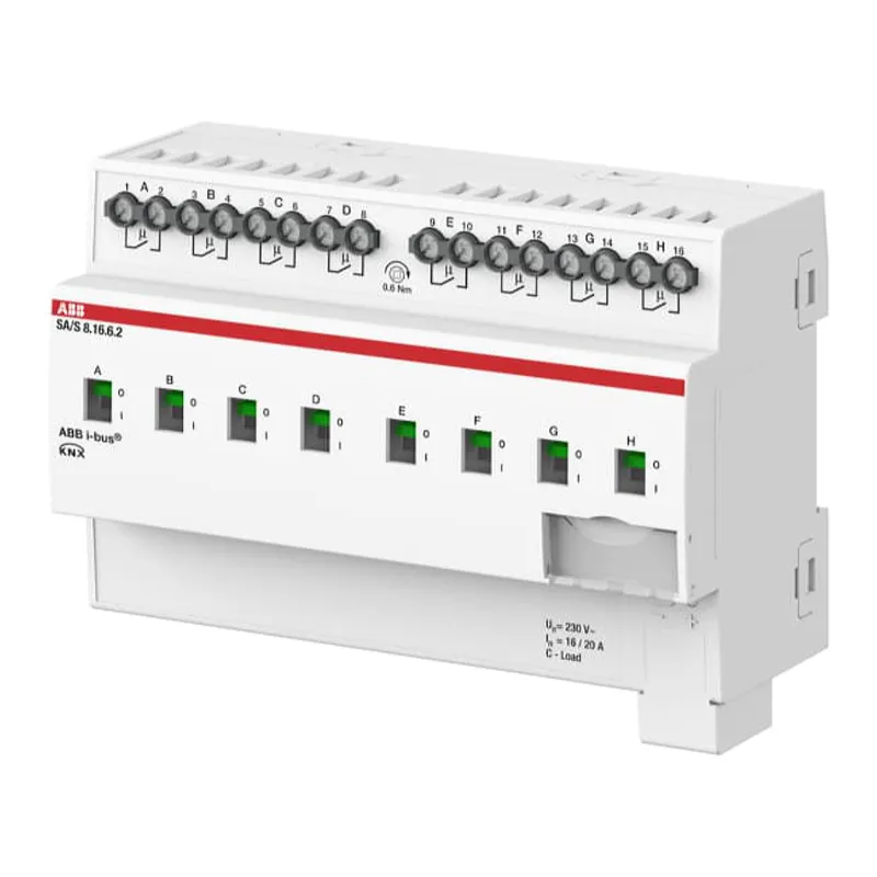 ABB Stotz-Kontakt Schaltaktor SA/S8.16.6.2 8fach C16A m.Energief. REG
