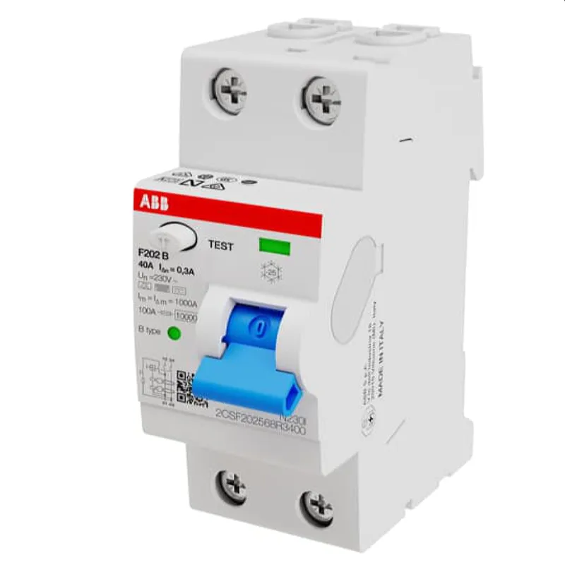 ABB Stotz-Kontakt FI-Schutzschalter allstromsensitiv F202B-40/0,3 2P B40A 300mA 3kA 2TE