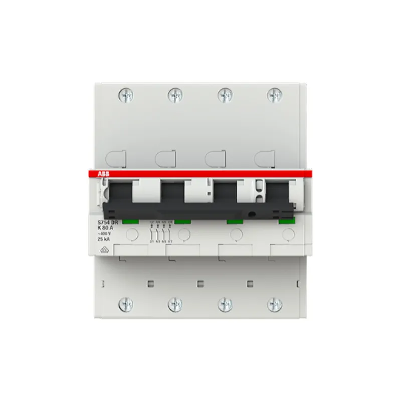 ABB Stotz-Kontakt Leitungsschutzschalter S754DR-K 80 25kA K80A 4P