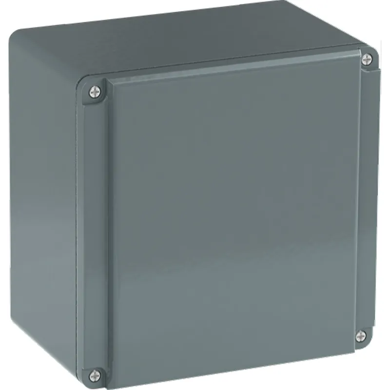 ABB Stotz-Kontakt Metallgehäuse 080SP8SFC 8 Befst. grau Alu IP66