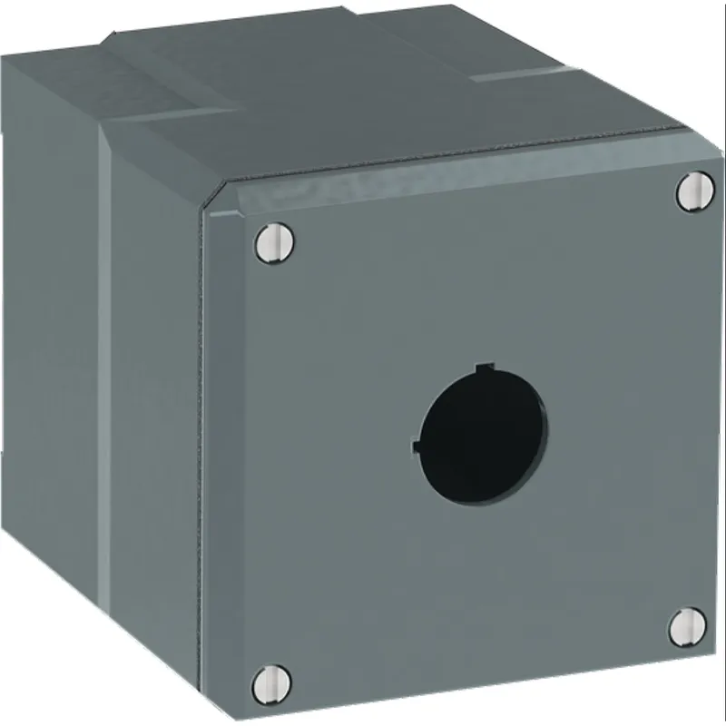 ABB Stotz-Kontakt Metallgehäuse 080SP1M 1 Befehlsstelle grau Alu IP66