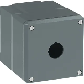 ABB Stotz-Kontakt Metallgehäuse 080SP1M 1 Befehlsstelle grau Alu IP66
