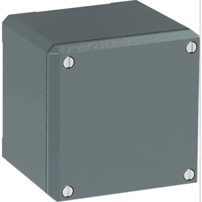ABB Stotz-Kontakt Metallgehäuse 080SP1SF 1 Befst. grau Alu IP66