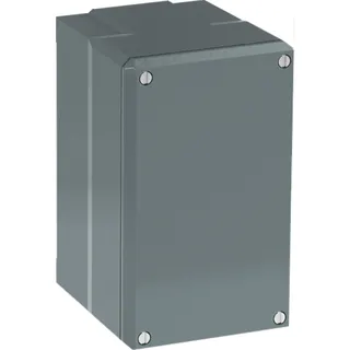 ABB Stotz-Kontakt Metallgehäuse 080SP2MSF 2 Befst. grau Alu IP66