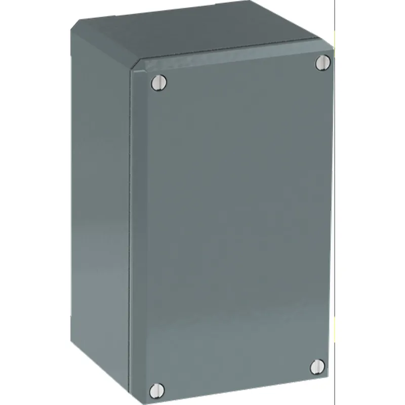 ABB Stotz-Kontakt Metallgehäuse 080SP2SFC 2 Befst. grau Alu IP66