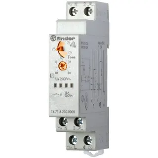 Finder Treppenhaus-Lichtautomat 1S 16A 230VAC Service-Funktion