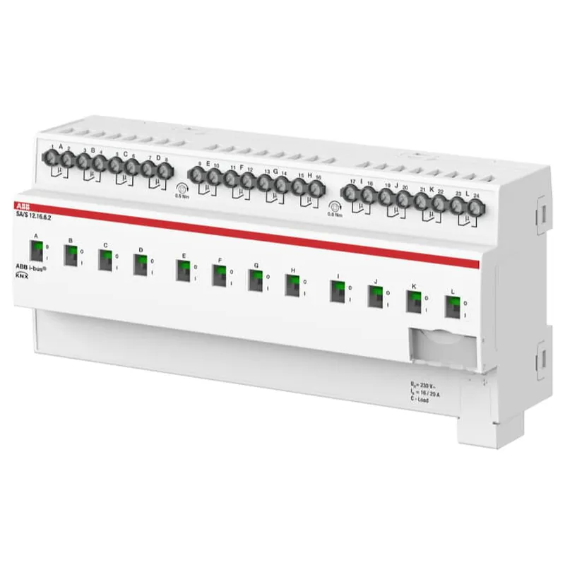 ABB Stotz-Kontakt Schaltaktor SA/S12.16.6.2 12fach C16A m.Energief.REG