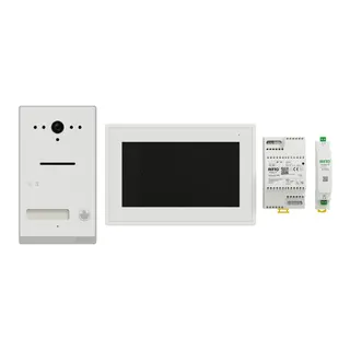 Ritto Video-Sprechanlagen-Set Listo Video TwinBus IP weiß AP