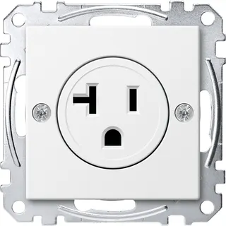 Merten USA-Steckdoseneinsatz MEG2156-0419 20A polarweiss System M