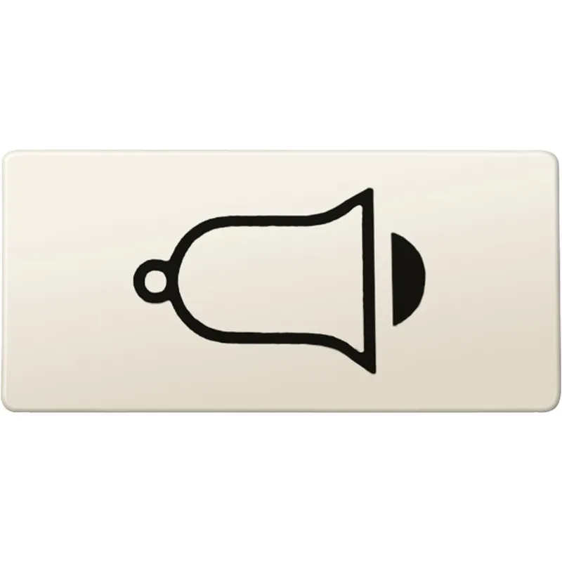 Merten Symbol 395800 rechteckig weiss/Klingel
